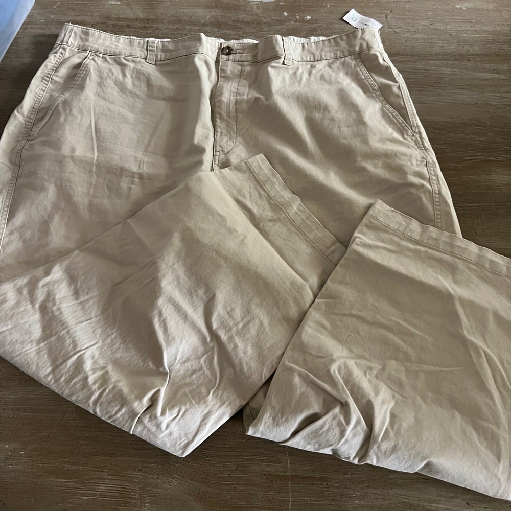 NWOT Old Navy Women XXL Mid-Rise OGC Barrel Chino Pants Tan A Stones Throw Baggy